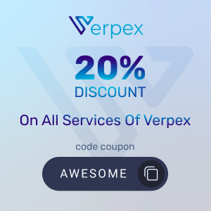 Verpex Website Hosting 20% discount